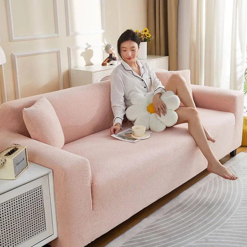 Sofa Cover Double All-inclusive Universal Cover For Four Seasons Universal Elastic Lazy Sofa Cover Dust Cover Anti-cat Scratch C